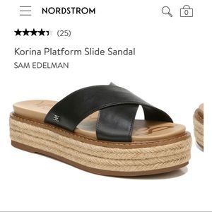 Sam Edelman Korina platform espadrille sandal